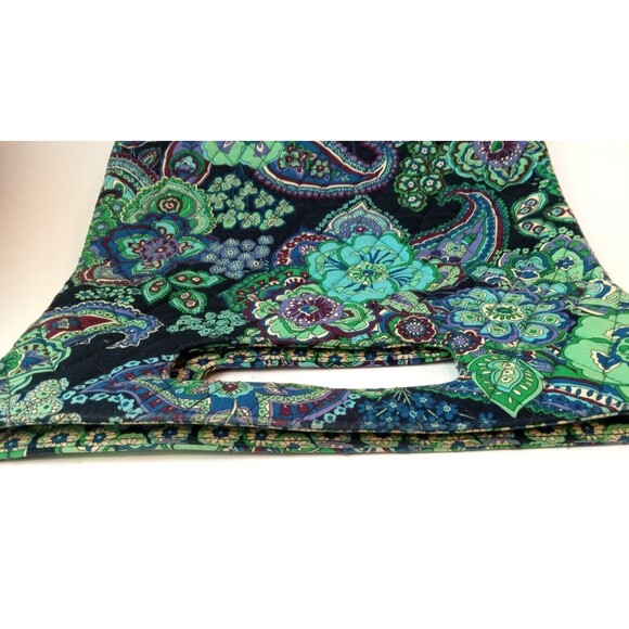 2009 Vera Bradley Blue Rhapsody XL Clutch Handbag (AS IS) - Picture 15 of 16